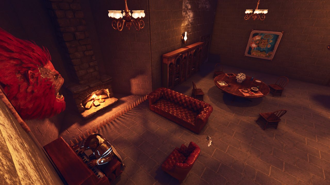 Fireside lounge